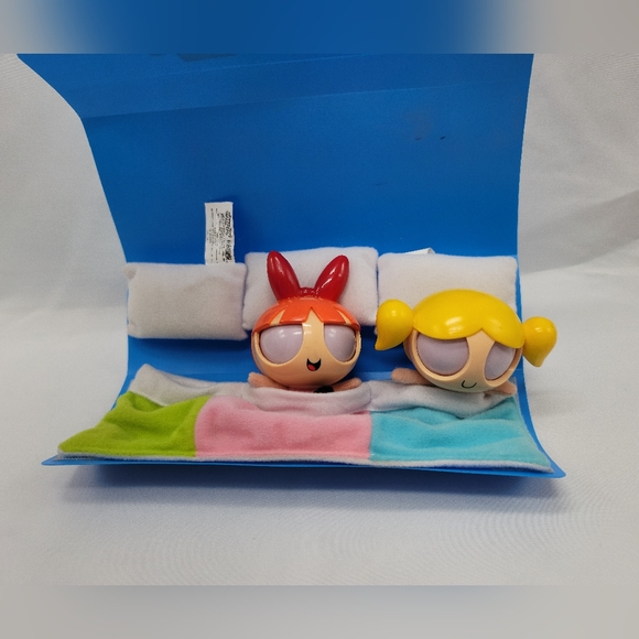 The Powerpuff Girls Sleeping Eye Dolls Beds Pillows And Case Figure Set - Picture 7 of 14